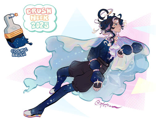 Day 1: Cosmic Brush Day 1: Cosmic Brush